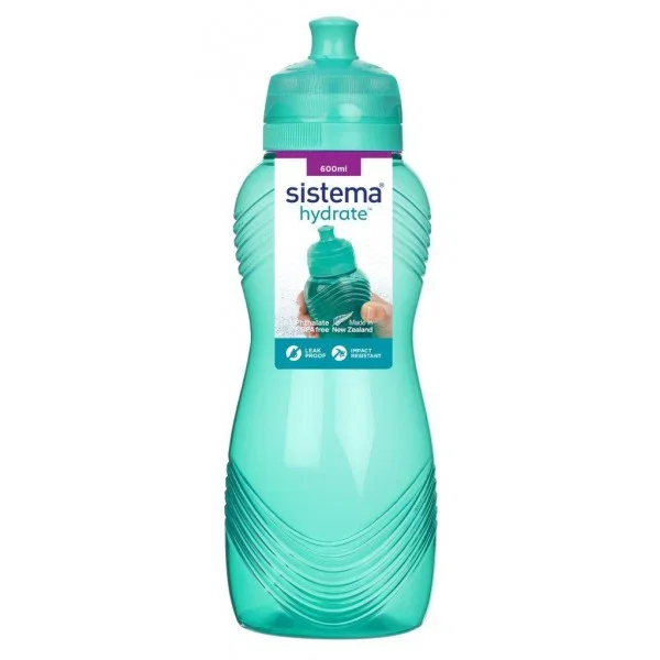 Ostatnia szansa SISTEMA Hydrate Wave Bottle Standard 0,6 l miętowy - bidon