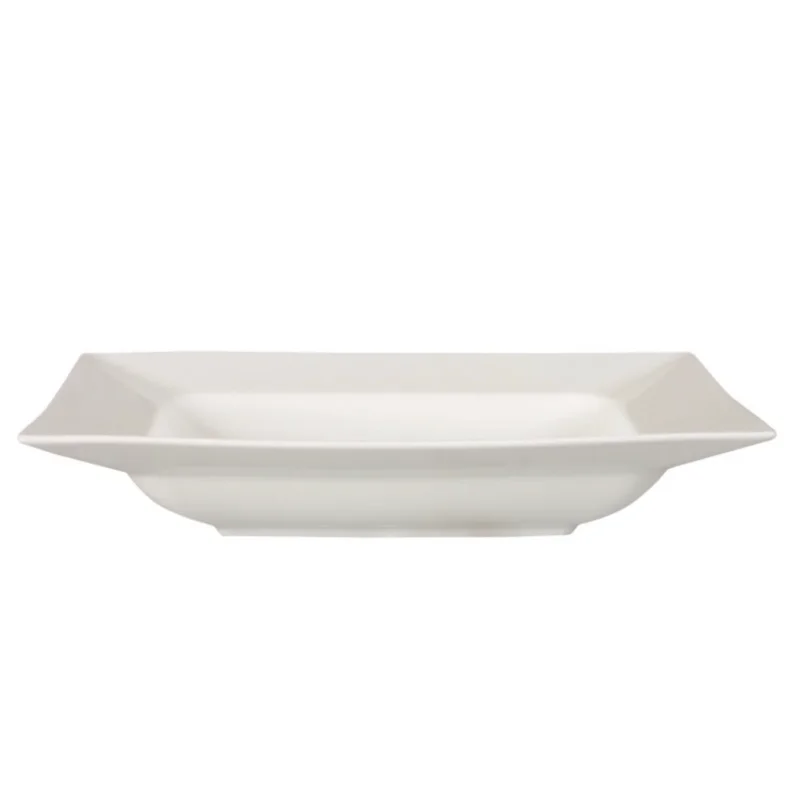 AMBITION Porto 22 x 22 cm biały - talerz obiadowy głęboki porcelanowy Obniżka ceny