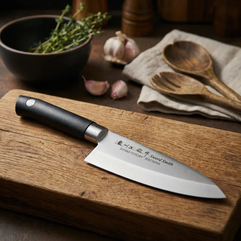 SATAKE Sword Smith 16 cm - japoński nóż szefa kuchni ze stali nierdzewnej Rabat