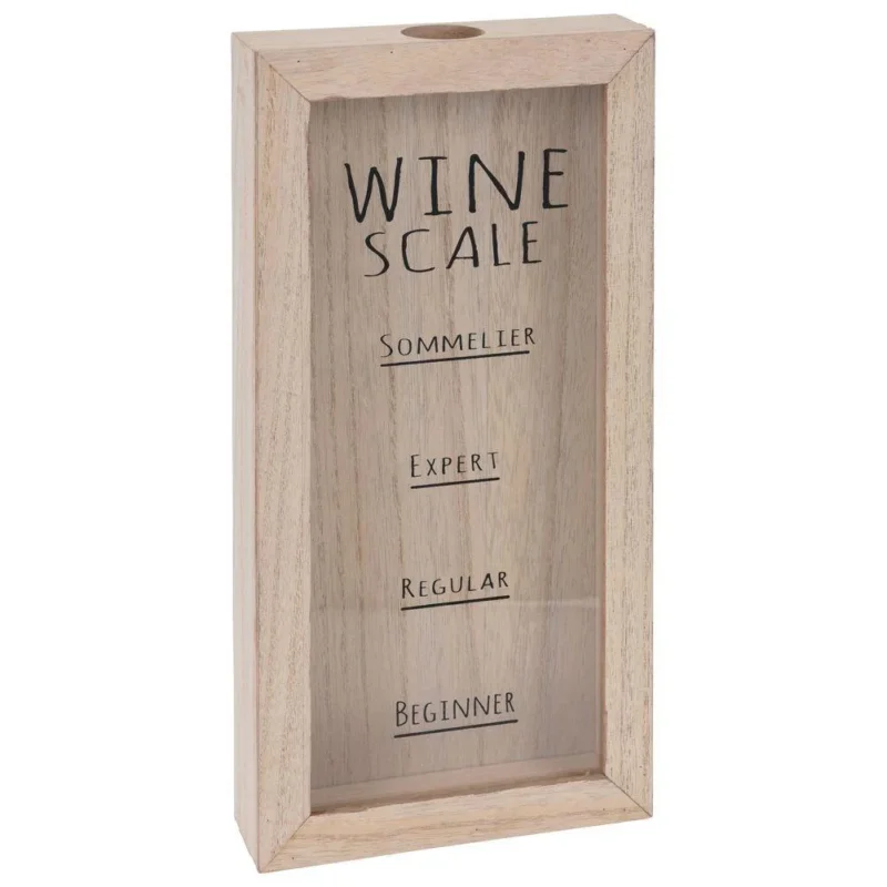Ostatnie sztuki Pojemnik na korki od wina drewniany WINE CAPS 30 x 15 cm