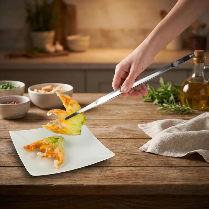 Kup online Szczypce kuchenne uniwersalne ze stali nierdzewnej IDEALE GOURMET 32 cm