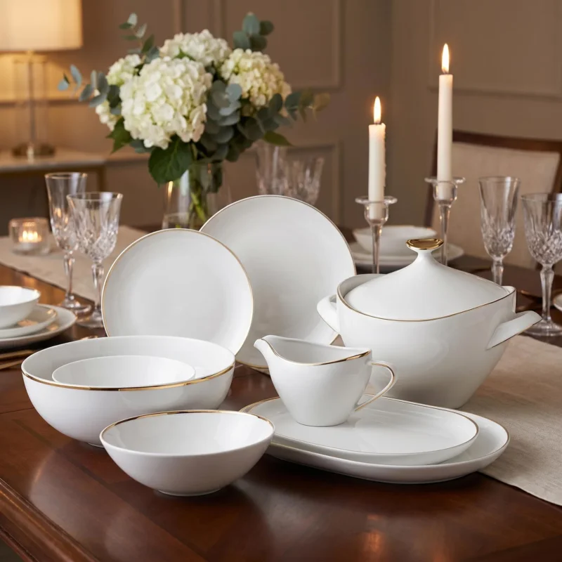 Bezpieczna płatność Serwis obiadowy porcelanowy MARIAPAULA MODERNA GOLD na 6 osób (24 el.)