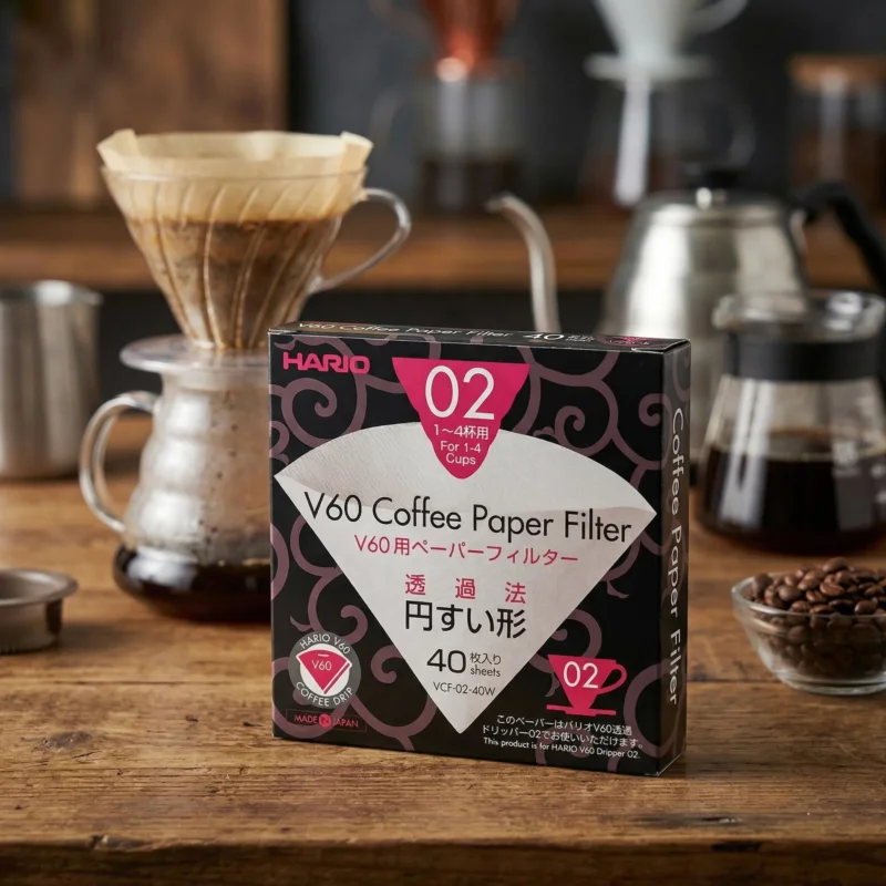 HARIO V60-02 40 szt. - filtry papierowe do drippa Okazja