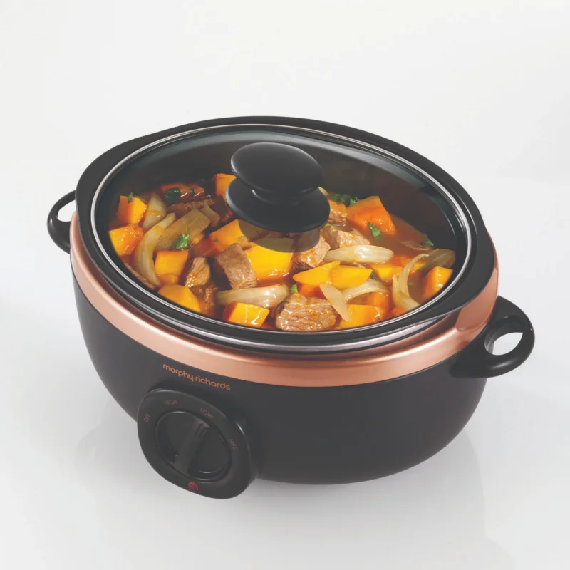 Popularny MORPHY RICHARDS Sear and Stew - wolnowar / garnek elektryczny