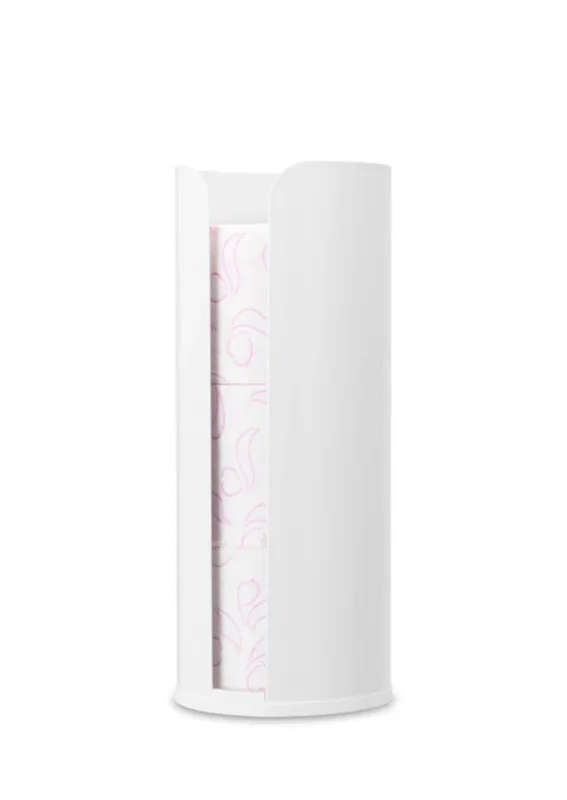 BRABANTIA ReNew biały - stojak na papier toaletowy ze stali nierdzewnej Nie przegap