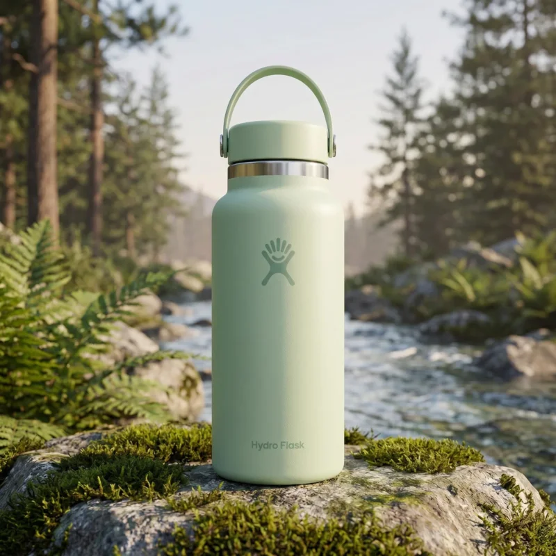 HYDRO FLASK Wide Mouth Flex Cap Aloe – butelka 32 oz Super okazja