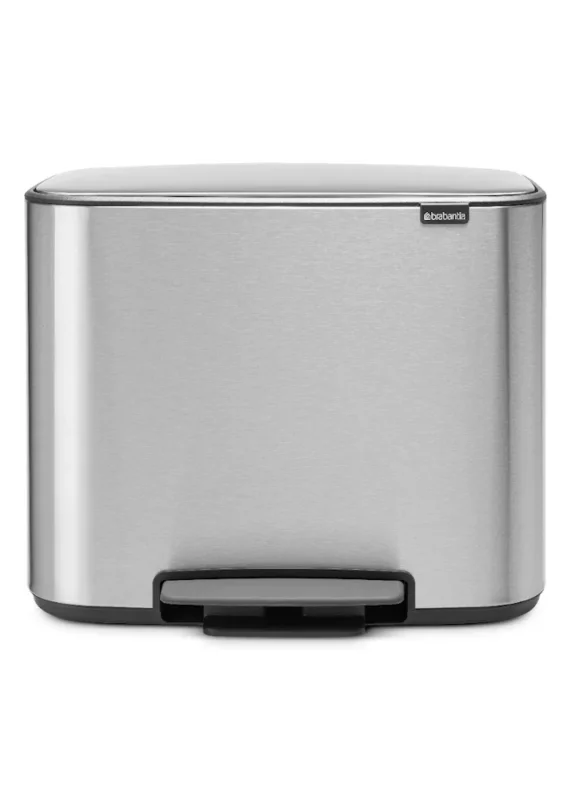 BRABANTIA Bo 3 x 11 l - kosz do segregacji śmieci stalowy trzykomorowy Hit sprzedaży