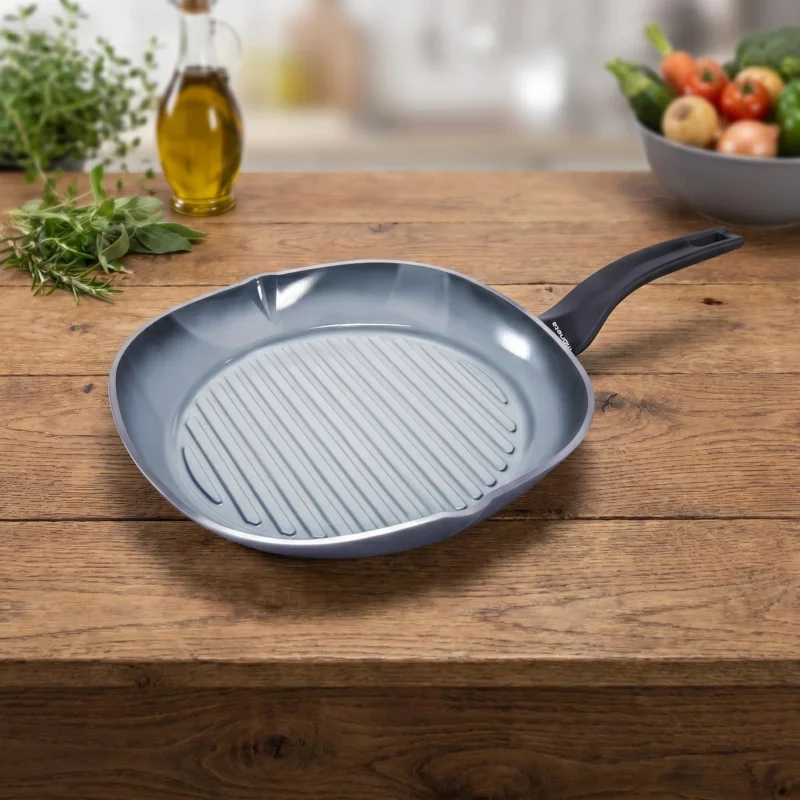 MONETA Aria Finegress szara 28 x 28 cm – patelnia grillowa ceramiczna Taniej
