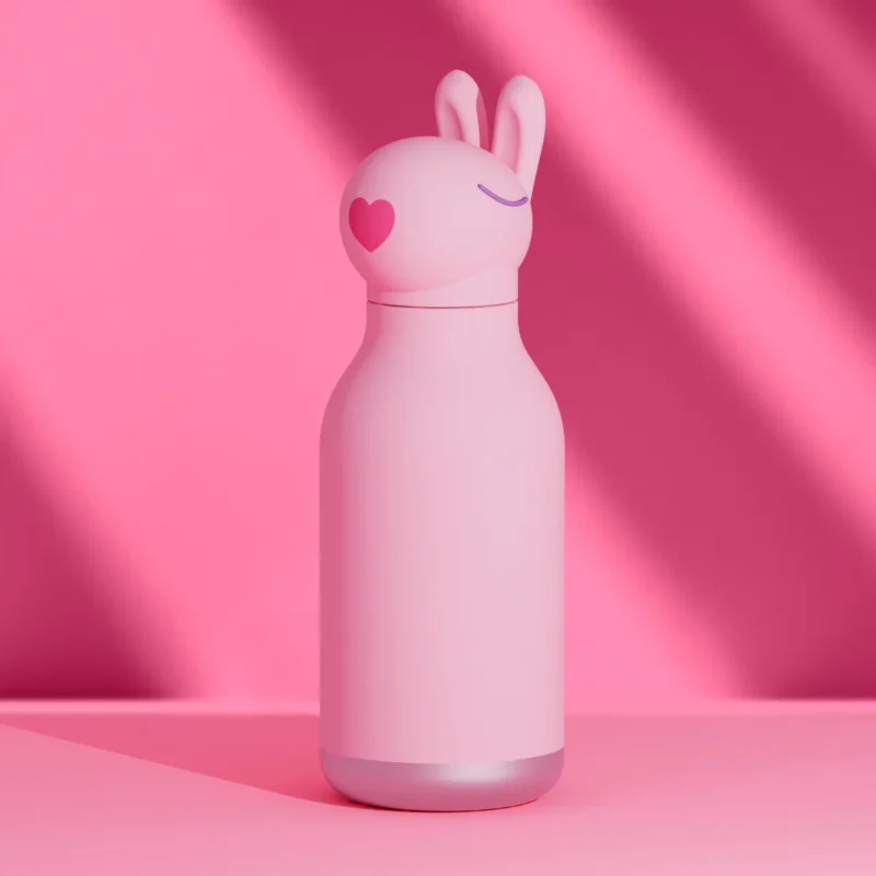 ASOBU Bestie Bottle Bunny 0,46 l - butelka termiczna dla dzieci ze słomką Oferta