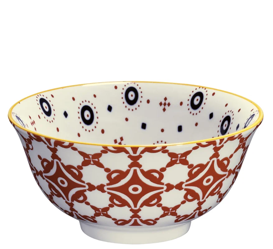 CILIO Amici – miseczka porcelana 0,85 l śred. 18 cm kafelki Szybka dostawa