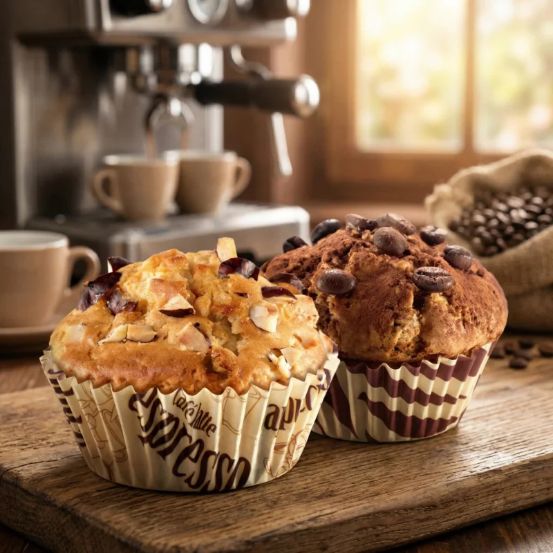 Tylko dziś TESCOMA Delicia Espresso 60 szt. beżowe - papilotki / foremki do muffinek papierowe