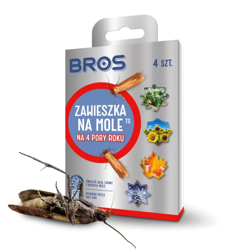 Ostatnie sztuki BROS Mole 4 szt. - zawieszka na mole 4 pory roku