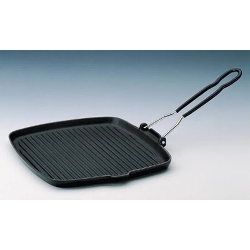KUCHENPROFI Square 24 x 24 cm - patelnia grillowa żeliwna Niska cena