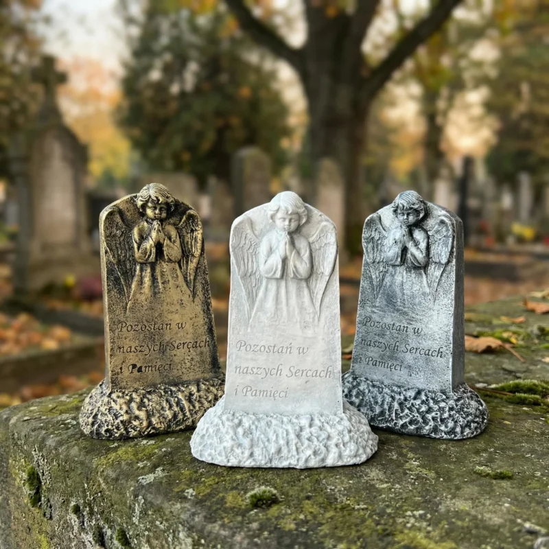 Wybór klientów Figura z aniołem MONDEX 7x14,5x18 cm złota