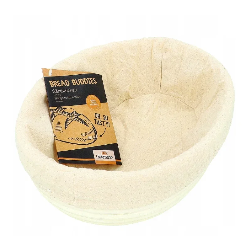 BIRKMANN Bread Buddies 24,5 cm - koszyk do wyrastania chleba rattanowy Premium