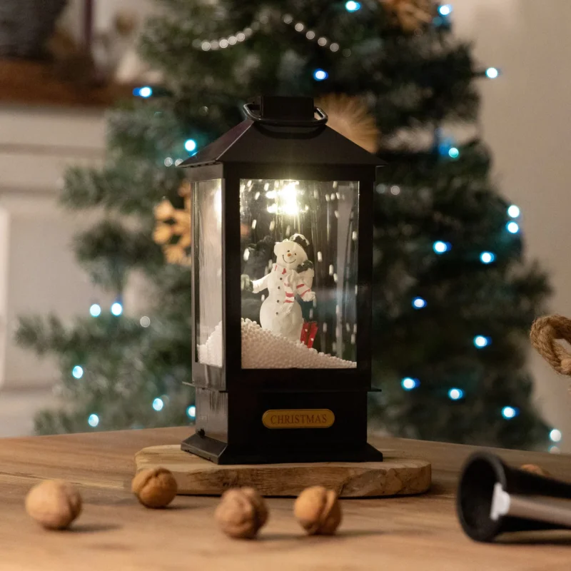 Tylko do końca tygodnia Lampion świąteczny led grający CHRISTMAS SNOWMAN