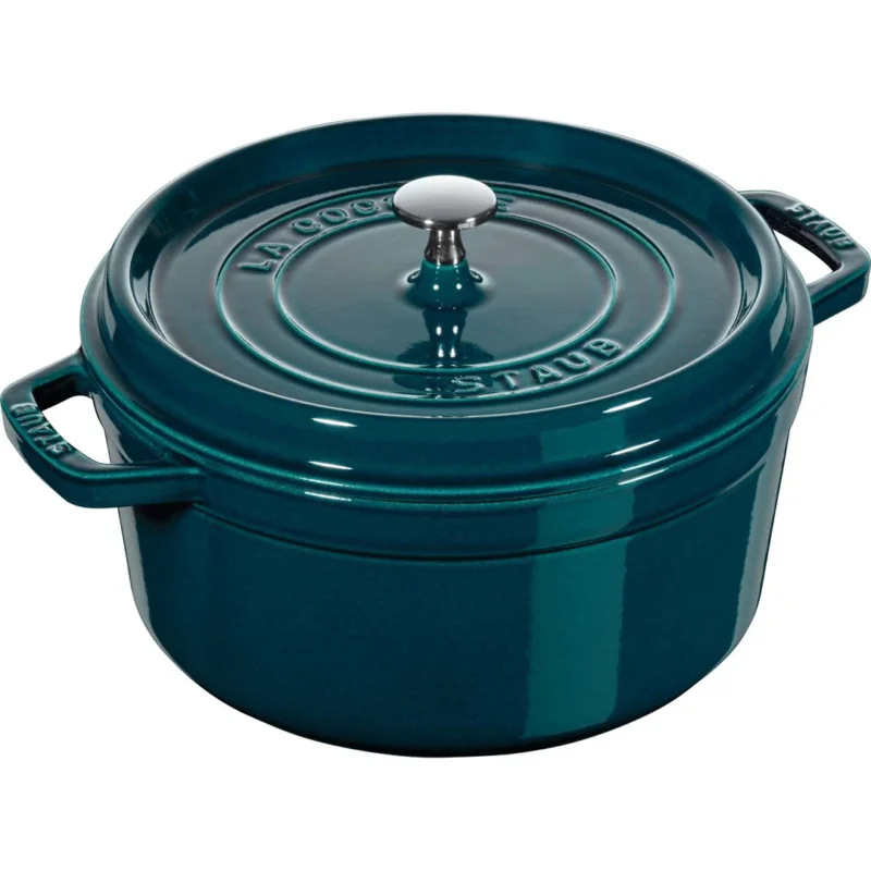 STAUB LA COCOTTE Garnek żeliwny okrągły 6.7 ltr morski Nowość
