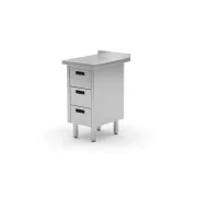 Polgast Stół przyścienny - szafka z trzema szufladami 430x700x850 mm Nie przegap