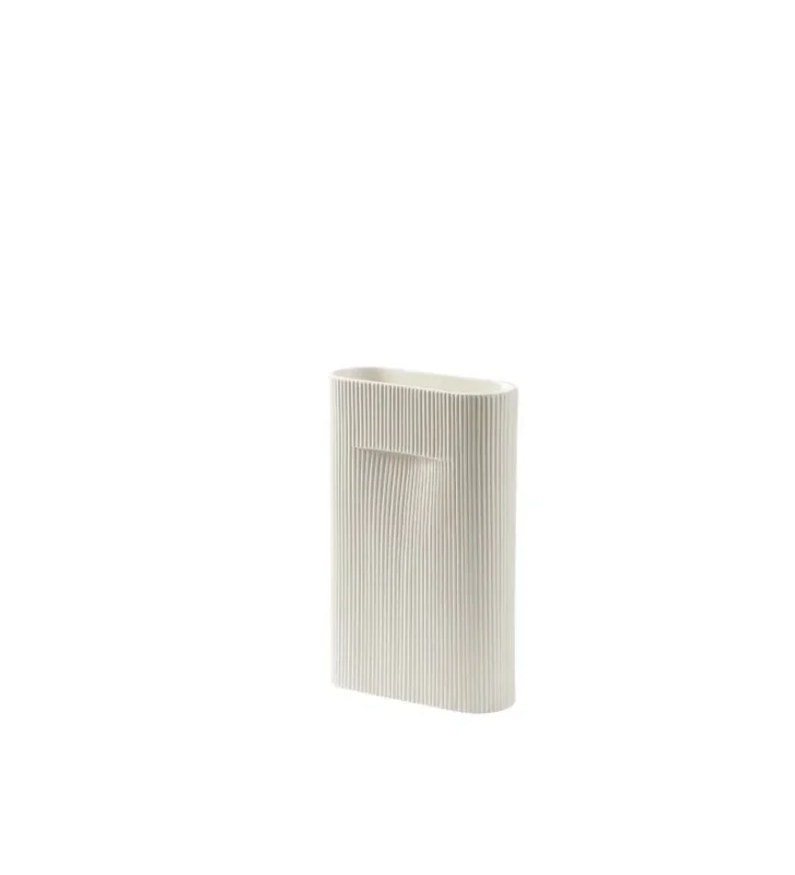 Wazon Ridge Muuto - wysokość 35 cm, off-white Ekspresowa dostawa