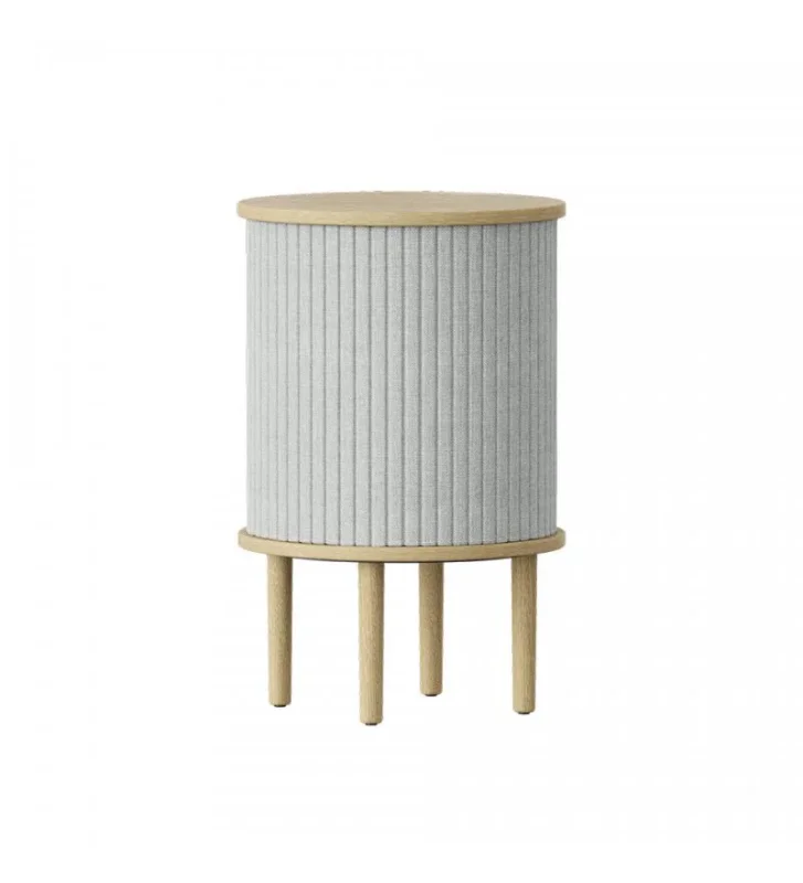Szafka nocna / stolik Audacious UMAGE - oak, jasnoszara / silver grey Taniej