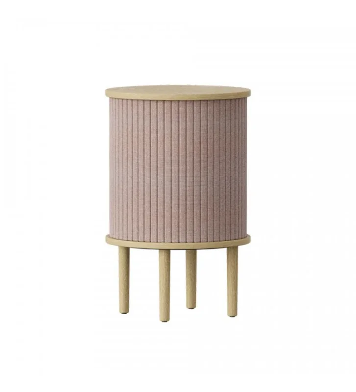 Szafka nocna / stolik Audacious UMAGE - oak, bladoróżowy / dusty rose Wyjątkowa oferta