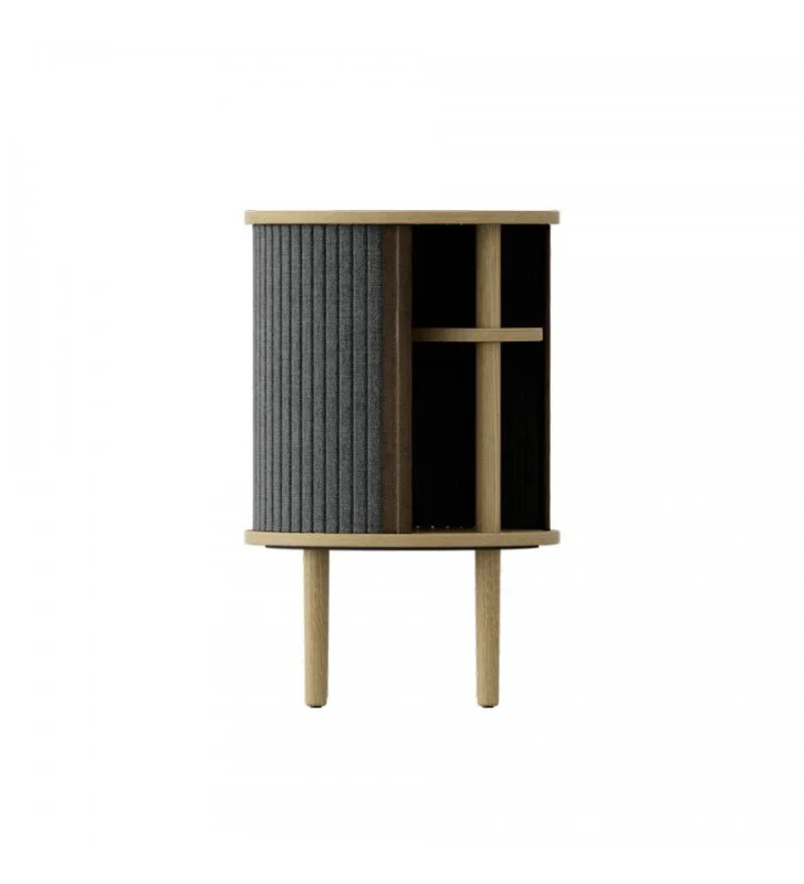 Szafka nocna / stolik Audacious UMAGE - oak, szary / slate grey Nowość