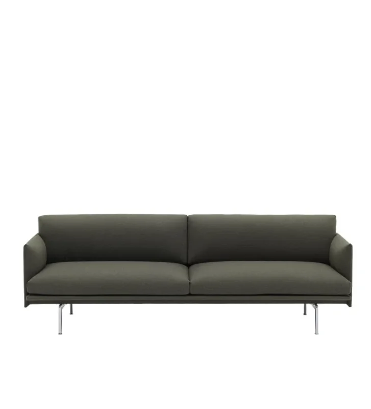 Kup online Sofa 3-osobowa OUTLINE MUUTO - aluminiowa podstawa, różne kolory