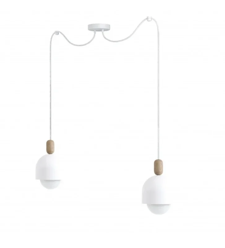 Tylko do końca tygodnia Lampa wisząca Loft Ovoi 2 - biała