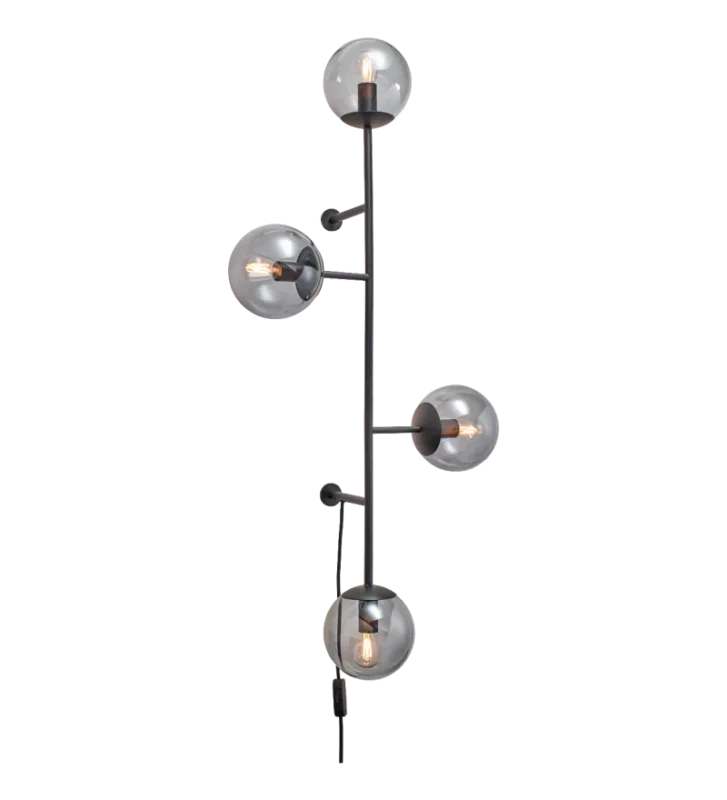 Wyjątkowa oferta Kinkiet Orb Bolia - czarny mat