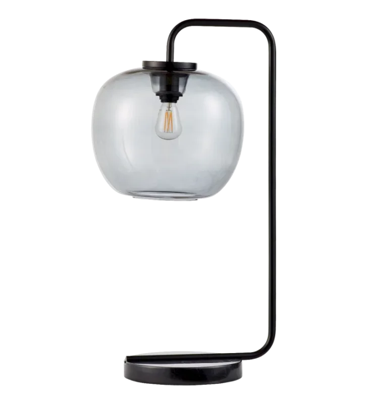 Szybka dostawa Lampa biurkowa Grape Bolia - smoke grey / czarne ramię
