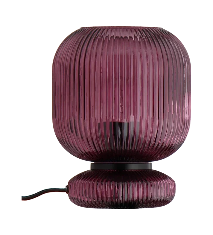 Lampa stołowa Maiko Bolia - purpurowa Bezpieczne zakupy
