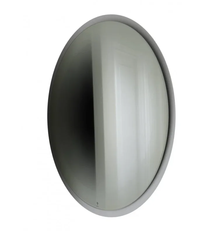 Lustro ścienne Fading ENOstudio - średnica 55 cm - białe ombrée Kup online