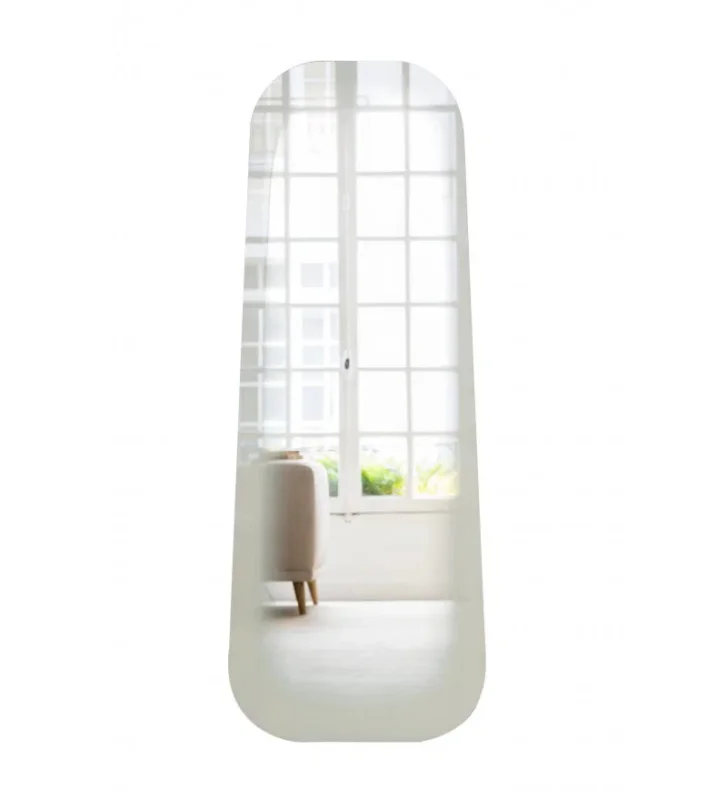 Lustro ścienne / stojące Fading ENOstudio - podłużne - białe ombrée Oferta