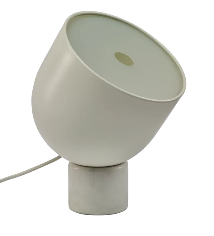 Sprawdź teraz Lampa stołowa Faro Bolia - biały marmur/matowa biel
