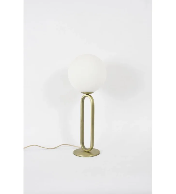 Lampa stołowa Cime ENOstudio - średnica 20 cm, mosiądz Hit cenowy