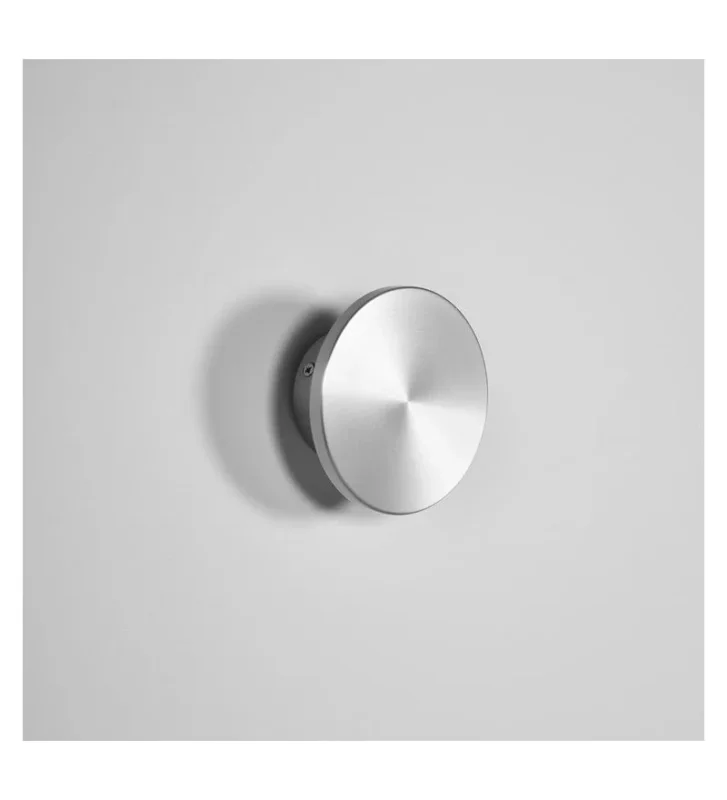 Kinkiet Zenith ENOstudio - średnica 12 cm, srebrny Nowy
