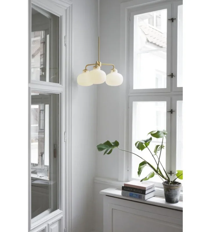 Żyrandol Raito Nordlux Design For The People - na 3 żarówki, biały Wyprzedaż