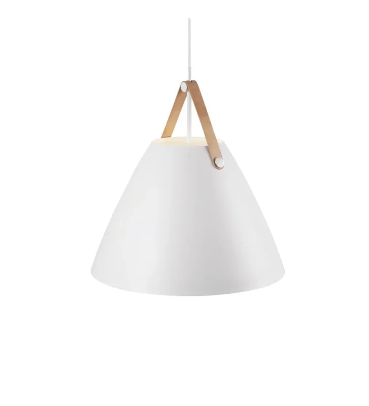 Dostępne od ręki Lampa wisząca Strap 48 Nordlux Design For The People - biała