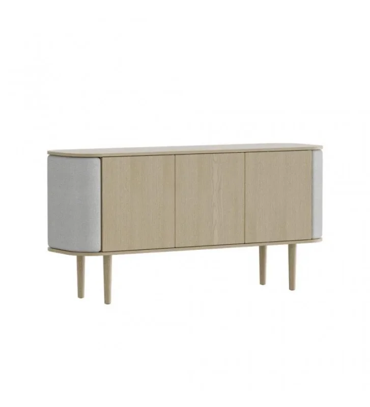 Komoda 3-drzwiowa Treasures UMAGE - oak / silver grey Niska cena