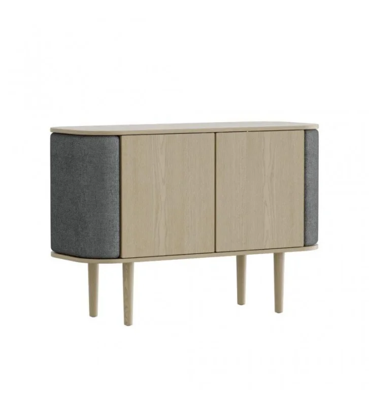 Hit sprzedaży Komoda 2-drzwiowa Treasures UMAGE - oak / slate grey