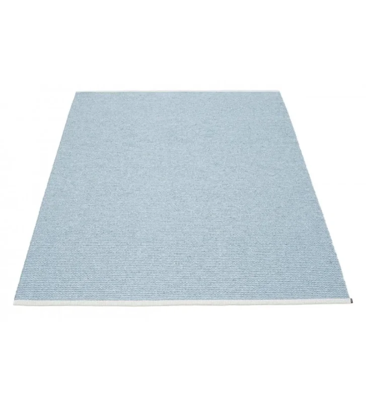 Tani Dywan MONO Pappelina - misty blue / ice blue / 230x320cm