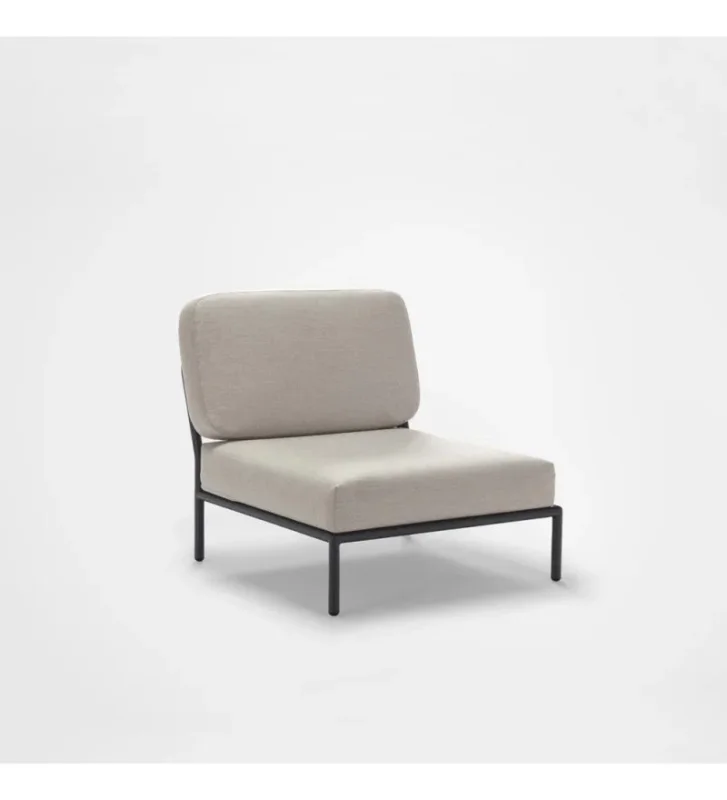 Fotel modułowy ogrodowy Level HOUE - Graumel Chalk / Sunbrella, na zewnątrz Szybka dostawa