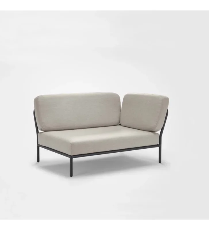 Sofa modułowa ogrodowa prawa Level HOUE - Graumel Chalk / Sunbrella, na zewnątrz Wyjątkowa oferta
