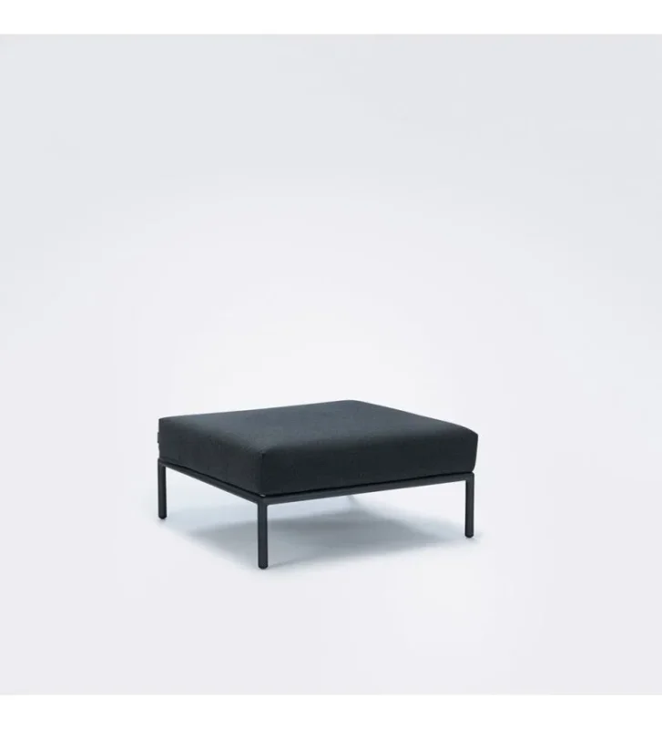 Dostępne od ręki Puf modułowy ogrodowy Level HOUE - Sooty Grey / Sunbrella, na zewnątrz