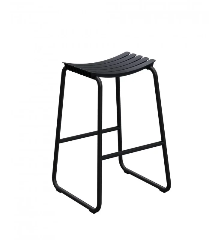 Hoker ReCLIPS Bar stool HOUE - czarny, na zewnątrz Ostatnie sztuki