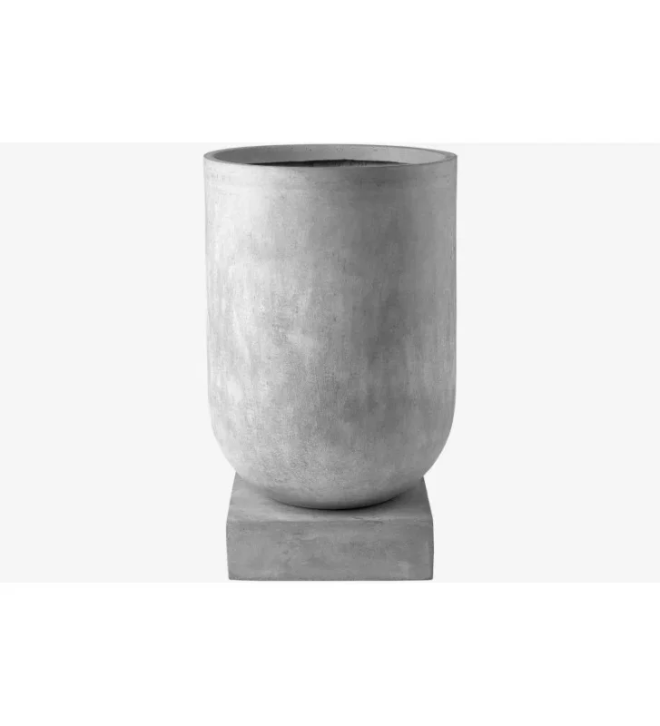 Zamów teraz Donica Podium Large Bolia - Ø30 cm, szara