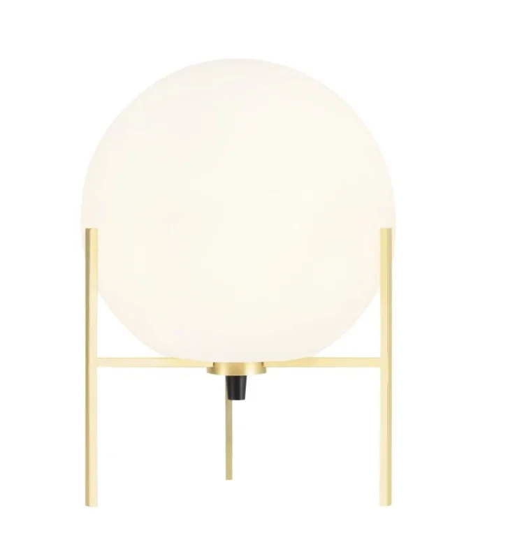 Nowy Lampa stołowa Alton Nordlux - miedziana, białe szkło