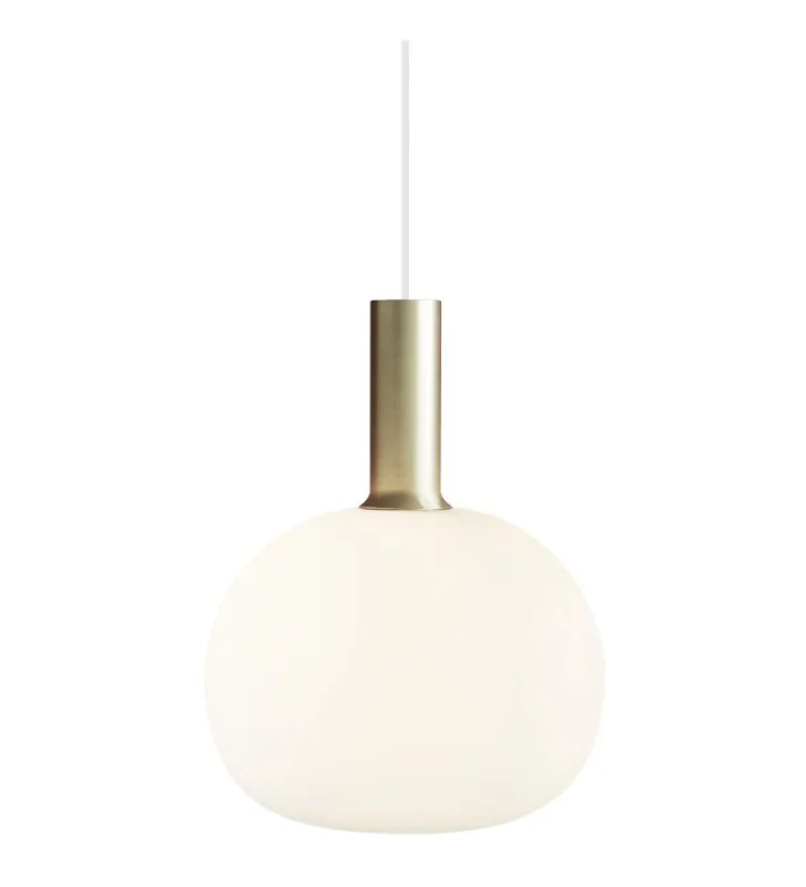 Lampa wisząca Alton 25 Nordlux - białe szkło, 2 nakładki na klosz Nowość