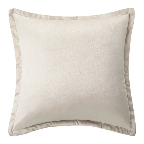 Beżowa Poszewka Velvetowa Do Zasłony 40x40 SOFT Łatwy zwrot