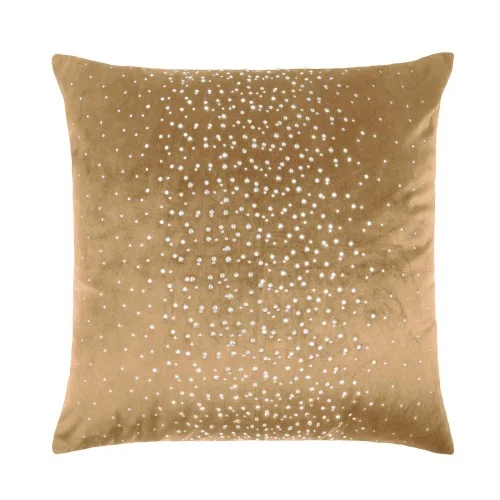 Szybka wysyłka Musztardowa Poszewka Velvetowa Do Zasłony 45x45 SHINY